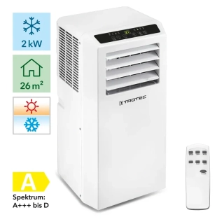 Mobilná klimatizácia PAC 2010 SH Trotec - 1,8 kW (7000 Btu/h) – zdarma tesnenie do okien Airlock 100 Trotec